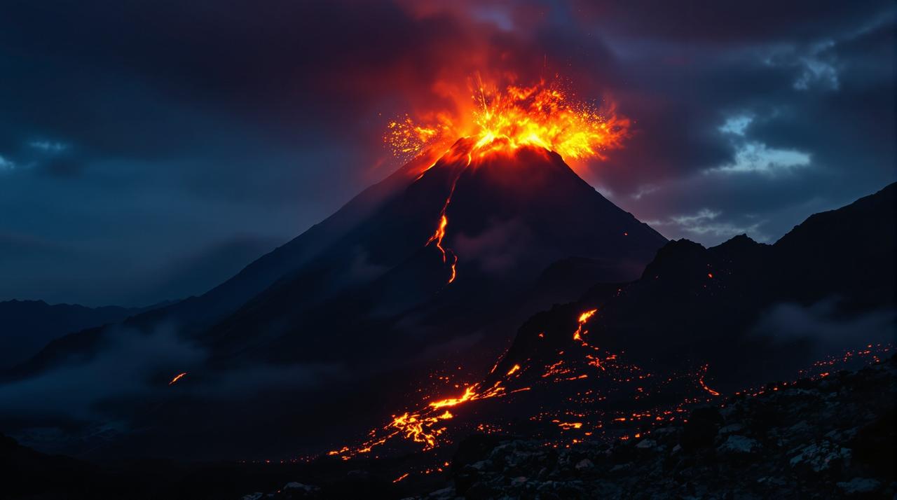 八一影视-八一影视HDR：火山爆发震撼实拍
